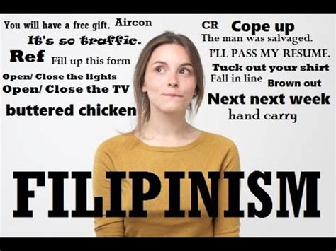 filipinaalter|Filipinism 101: Everything You Should Know About English, The .